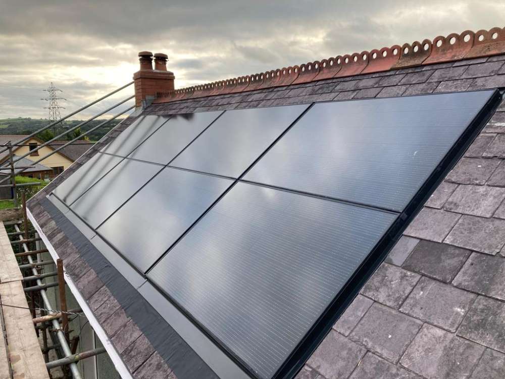 5.29kWp Integrated In-Roof Solar PV Installation with Battery Storage
