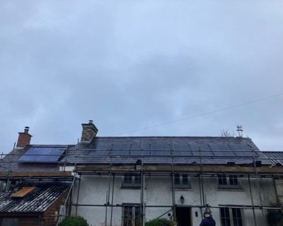 Installation of Integrated In-Roof Solar panels 