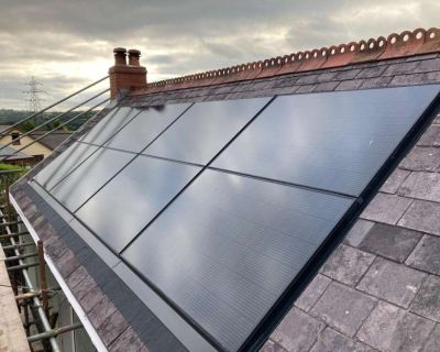 Ammanford, Wales, Solar panels