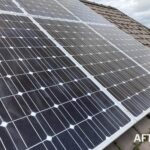 Solar panels after professional cleaning, restored to peak efficiency.
