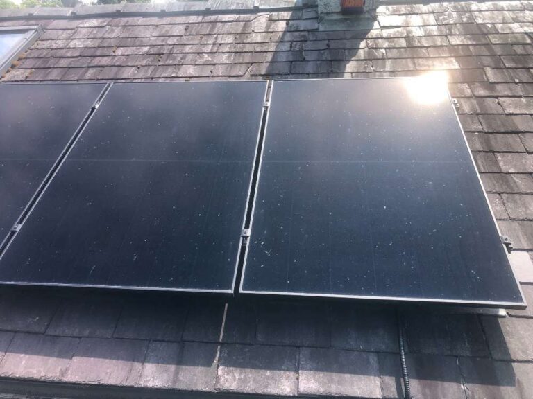 Solar panel and battery storage installation on a Llandeilo, Wales home by Solar Save Renewables