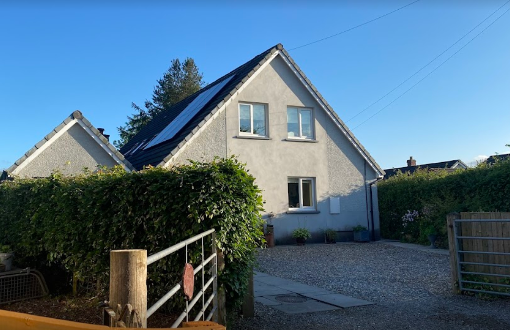 Saving with solar panels and Battery storage in Llangadog Carmarthenshire Wales