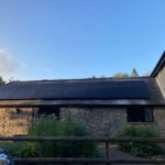 yoga studio at Stables Wellbeing retreat powered by renewable solar energy