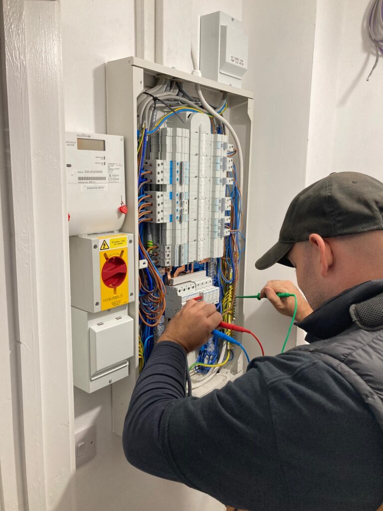 Solar panel and battery storage installation in Carmarthenshire by Solar Save Renewables