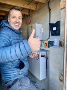 Installation of peel and stick solar panels completed